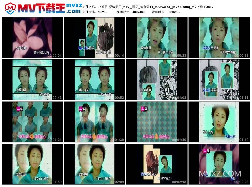 李翊君-爱情无用(MTV)_国语_流行歌曲_MA303653